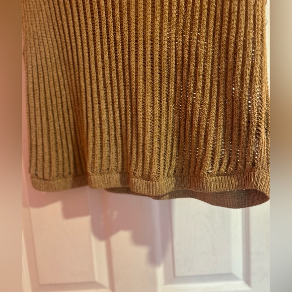 Lafayette 148 silk cotton sleeveless crochet top - Picture 5 of 5